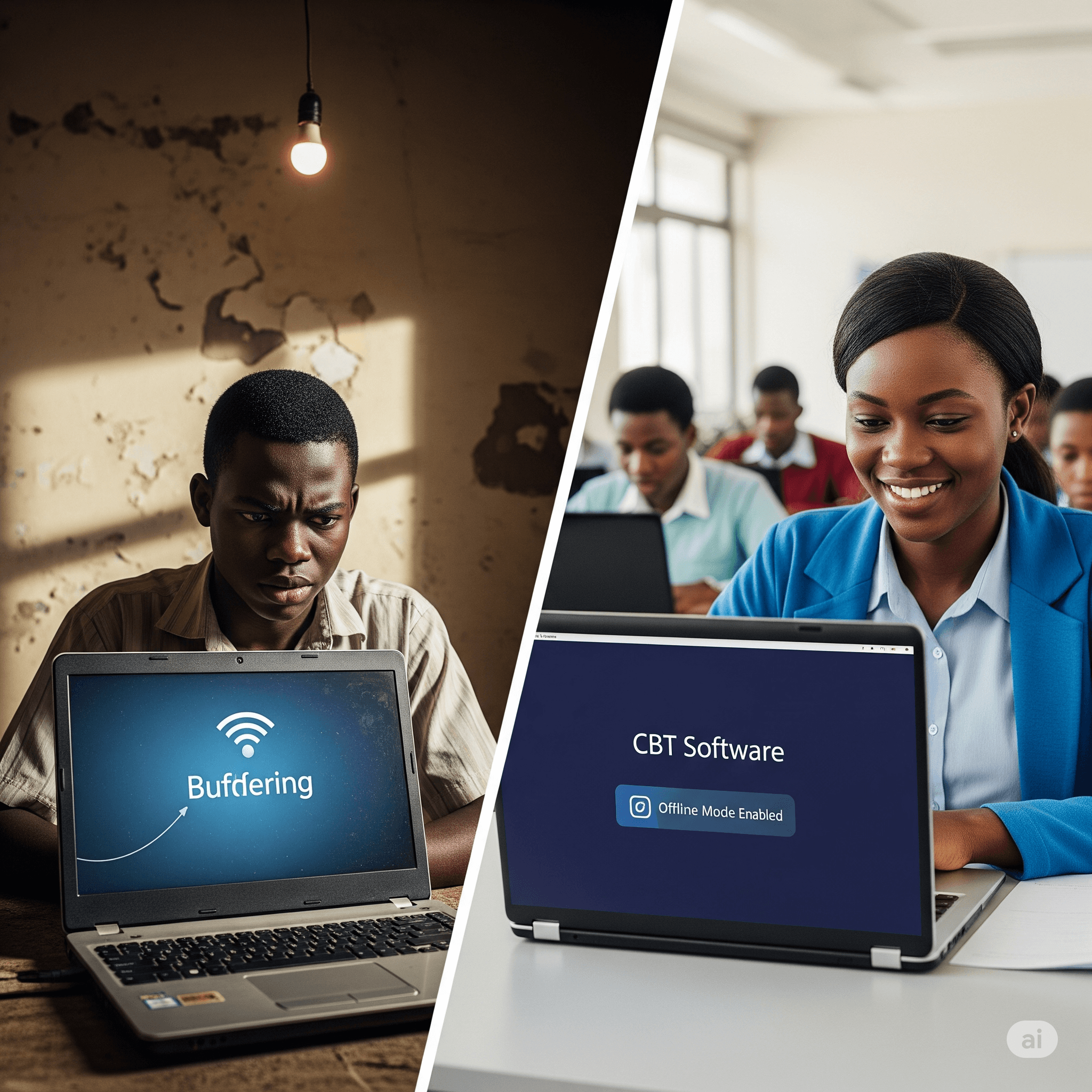 The Digital Divide is Real: Why Offline CBT Software is Non-Negotiable for Nigerian Schools